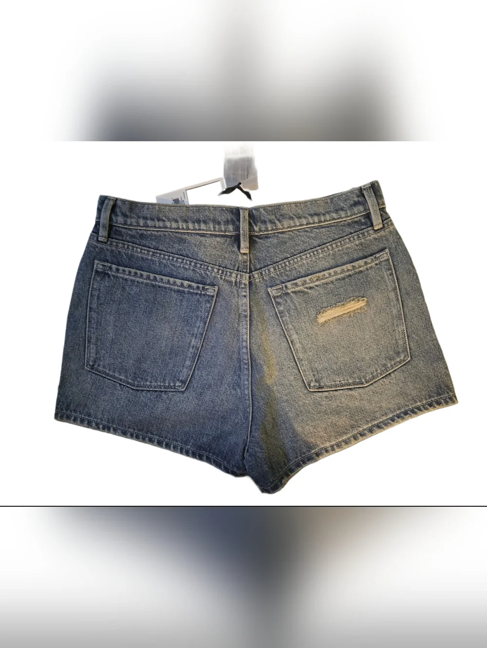 Juicy Couture Black Label Studded Distressed Denim Shorts NWT - Size 27